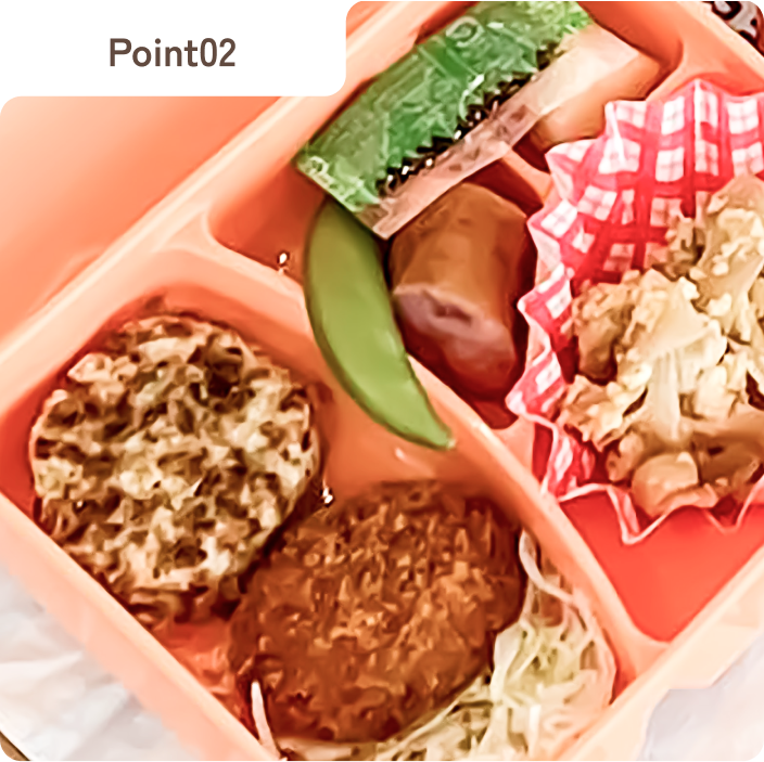 土曜日保育実施、弁当販売あり