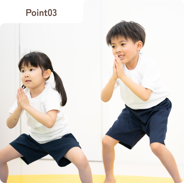 近隣の体操・公文教室を利用可能